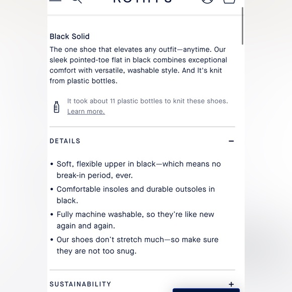 New Rothy’s The Point. - Picture 2 of 7